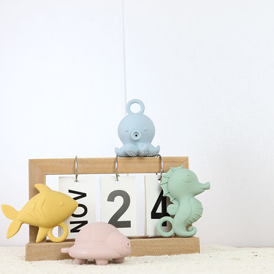 Dierlijk het Badspeelgoed die van het Vormsilicone Water voor de Gift van Peuterjonge geitjes bespuiten