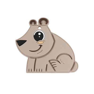 Draag het Siliconebaby Teether BPA Vrije Vriendschappelijke Eco van de Voedselrang