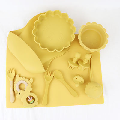 1Set 8 PCs-Siliconebaby die Vastgestelde Duurzame Pantone-Kleur voeden