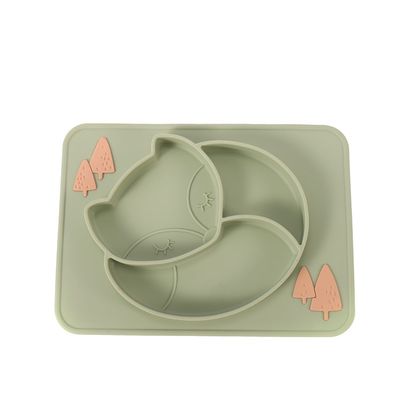 De opnieuw te gebruiken Platen FDA van het Peutersilicone keurden Gekleurd Multi goed