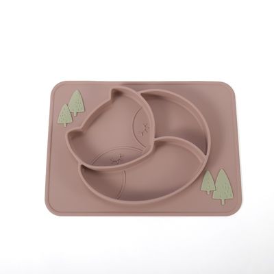 Warmtebestendige babyvoeding Silicone platen Microwave veilig Niet giftig