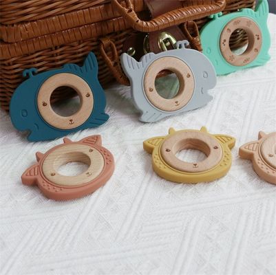 Verzachtende tandvlees Silicone baby tanden tanden spelen gladde schapen walvis