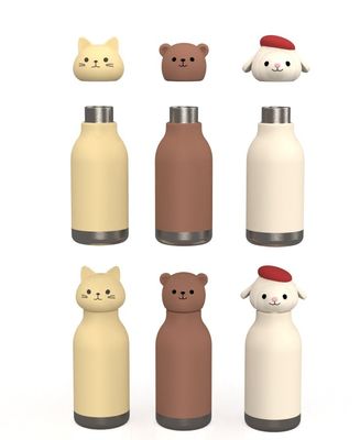 Custom Cartoon LOGO Silicone Thermos Cup Tumbler Vervangend Deksels Spill Proof Splash Resistant Deksels Deksels voor Cup