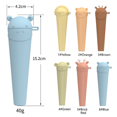 PAISEN Animal Silicone Popsicle Maker BPA-vrij Herbruikbare ijspopvormen Afwasmachine Veilige zelfgemaakte ijsvorm met stokken