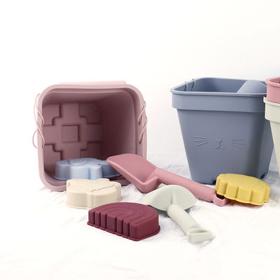 Van de Babytoy bucket set beach toy van het Wholesalessilicone de Kinderenzand het Spelen het Stuk speelgoed van de het Strandemmer van de Vormdouche
