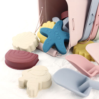 Groothandel Silicone Baby Toy Bucket Set Beach Toy