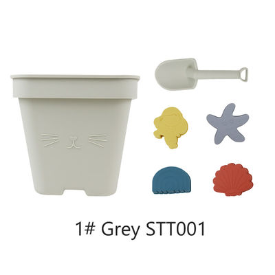Van de Babytoy bucket set beach toy van het Wholesalessilicone de Kinderenzand het Spelen het Stuk speelgoed van de het Strandemmer van de Vormdouche