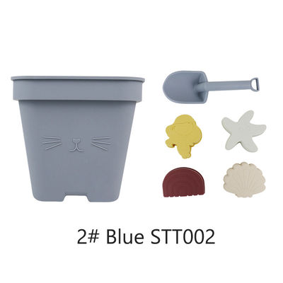Van de Babytoy bucket set beach toy van het Wholesalessilicone de Kinderenzand het Spelen het Stuk speelgoed van de het Strandemmer van de Vormdouche