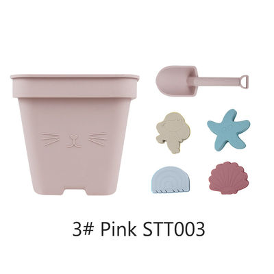 Van de Babytoy bucket set beach toy van het Wholesalessilicone de Kinderenzand het Spelen het Stuk speelgoed van de het Strandemmer van de Vormdouche