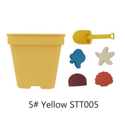 Van de Babytoy bucket set beach toy van het Wholesalessilicone de Kinderenzand het Spelen het Stuk speelgoed van de het Strandemmer van de Vormdouche