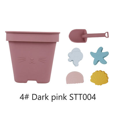 Van de Babytoy bucket set beach toy van het Wholesalessilicone de Kinderenzand het Spelen het Stuk speelgoed van de het Strandemmer van de Vormdouche