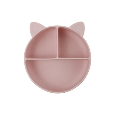 Voedingsmiddelen Silicone Baby Cat Split Plate Voeding Bowl Cartoon Fox Dishes Zuig