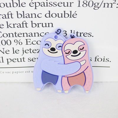 Kleurrijk Baby Gepersonaliseerd Silicone Teether met Schapenpaard Dino Shape