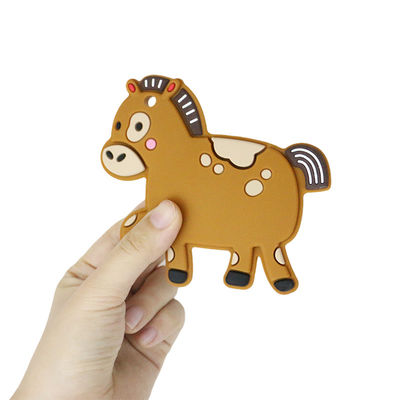 Kleurrijk Baby Gepersonaliseerd Silicone Teether met Schapenpaard Dino Shape