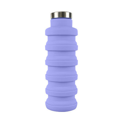 OEM ODM de Fles Zachte Vouwbare 500Ml van het Siliconewater voor het Lopen