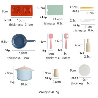 2023 het Nieuwe niet Giftige Speelgoed van het de Babysilicone van BPA Vrije voor de Keuken van het Spelhuis het Koken