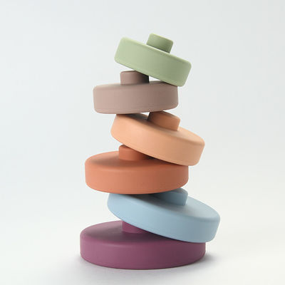 Het multi Functionele Speelgoed van het Babysilicone Kleurrijk met Vriendschappelijk Medisch de Rangmateriaal van Eco