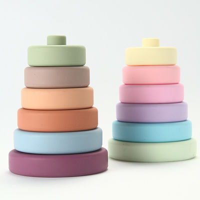 Het multi Functionele Speelgoed van het Babysilicone Kleurrijk met Vriendschappelijk Medisch de Rangmateriaal van Eco