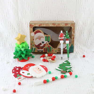 OEM van het de Babysilicone van de Voedselrang het Speelgoed Eco Vriendschappelijk voor Kerstboom het Stapelen