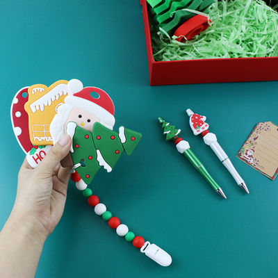 Speelgoed van het de Babysilicone van BPA het Vrije, Kerstboomstapelaar voor Jonge geitjes Teether