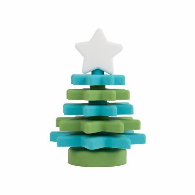 De Sterstapelaar BPA Vrije Eco van het Kerstmissilicone Vriendschappelijk voor Kindonderwijs