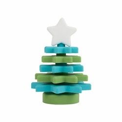 De Sterstapelaar BPA Vrije Eco van het Kerstmissilicone Vriendschappelijk voor Kindonderwijs