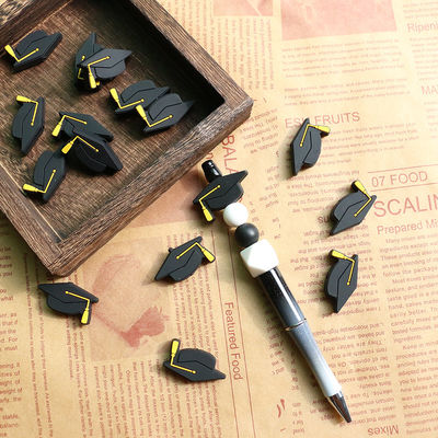 Aangepaste Brandpuntssiliconeparels voor de Armbandklem DIY van de Pennengraduatie