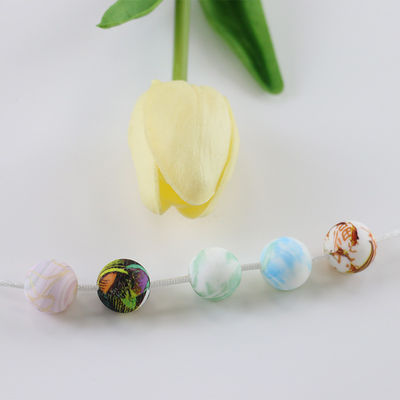 Ronde het Tandjes krijgenparel BPA van het Druksilicone Vrij met 12mm 15mm Grootte