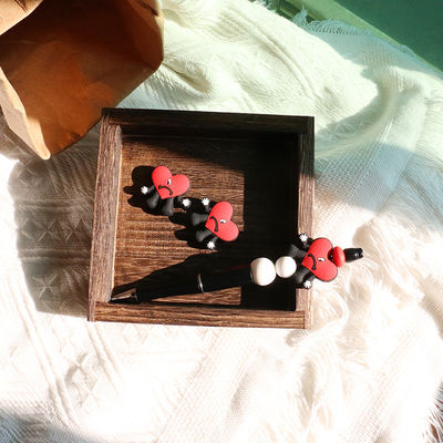 Het slechte Bunny Custom Silicone Focal Beads-Materiaal van de Voedselrang voor Pen Making