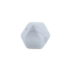 17mm Hexagon van de Pareleco van het Siliconetandjes krijgen Vriendschappelijke Veiligheid Te kauwen voor Babytandjes krijgen