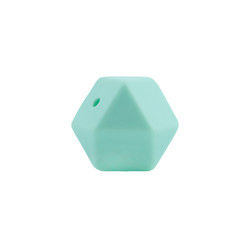 17mm Hexagon van de Pareleco van het Siliconetandjes krijgen Vriendschappelijke Veiligheid Te kauwen voor Babytandjes krijgen