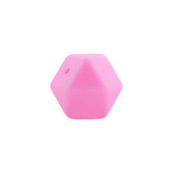 17mm Hexagon van de Pareleco van het Siliconetandjes krijgen Vriendschappelijke Veiligheid Te kauwen voor Babytandjes krijgen