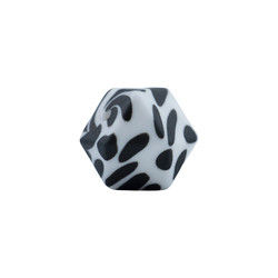 17mm Hexagon van de Pareleco van het Siliconetandjes krijgen Vriendschappelijke Veiligheid Te kauwen voor Babytandjes krijgen