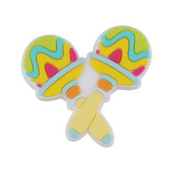 Parels van het Eco de Vriendschappelijke Silicone Gepersonaliseerde Tandjes krijgen voor Keychains-Armband