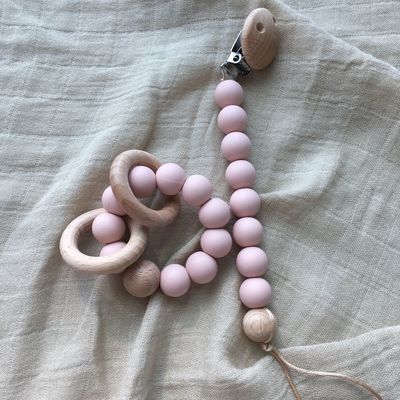 Aangepaste de Parelarmband van het Siliconetandjes krijgen voor de Jonge geitjes van de Zuigelingsbaby het Spelen