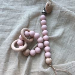 Aangepaste de Parelarmband van het Siliconetandjes krijgen voor de Jonge geitjes van de Zuigelingsbaby het Spelen