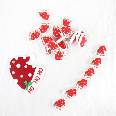 Mini Food Grade Christmas Silicone-Parels voor DIY-de Halsband van de Fopspeenketting