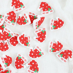 Mini Food Grade Christmas Silicone-Parels voor DIY-de Halsband van de Fopspeenketting