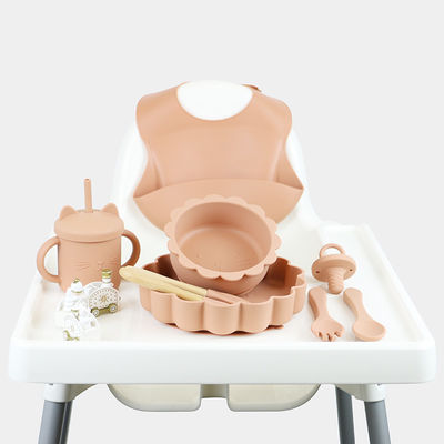 5 de Misstapbaby van PCs niet het Voeden Silicone Vastgestelde Waterdichte BPA Vrij voor Kinderen