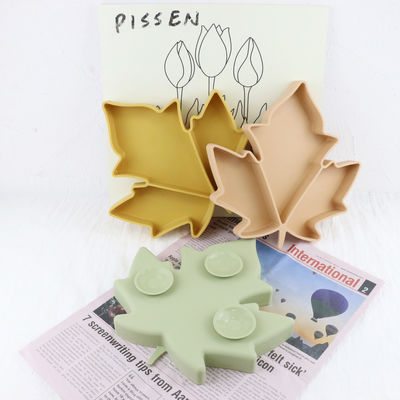 De Platen van het de Peutersilicone van de voedselrang, de Verdeelde Onverbrekelijke Plaat van de Esdoornvorm Zuiging
