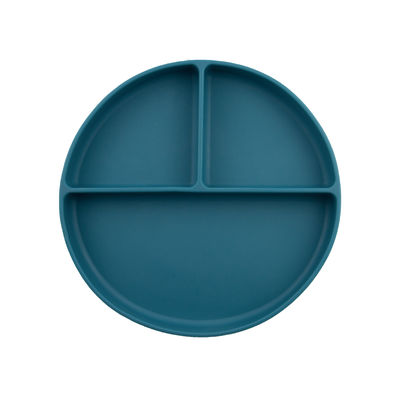 Zuigingstype de Plaat Vastgestelde die Ronde van de Siliconebaby voor Peuter het Voeden wordt gevormd