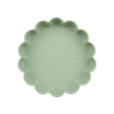 Platen van het de Peutersilicone van de Eco de Vriendschappelijke Zuiging Zacht voor OEM van het Babydiner