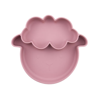 De veelvoudige Platen van het de Peutersilicone van de Kleuren niet Misstap met Zuigingstype van de Schapenstijl