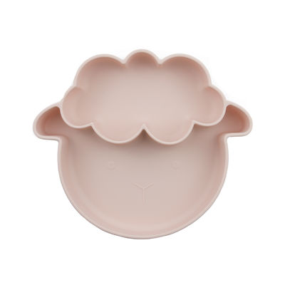 De veelvoudige Platen van het de Peutersilicone van de Kleuren niet Misstap met Zuigingstype van de Schapenstijl
