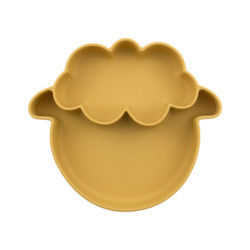 De veelvoudige Platen van het de Peutersilicone van de Kleuren niet Misstap met Zuigingstype van de Schapenstijl