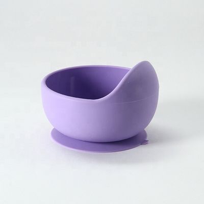 Multi de Kom Vastgestelde Zachte Flexibel van het Kleuren Duurzame Silicone voor Baby het Voeden