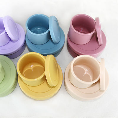 Reeks van de het Siliconekom van BPA de Vrije, Silicone Bento Boxes With Customized Logo