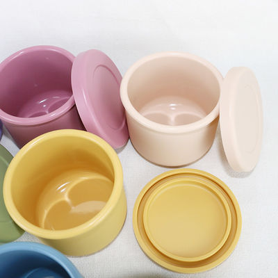 Reeks van de het Siliconekom van BPA de Vrije, Silicone Bento Boxes With Customized Logo
