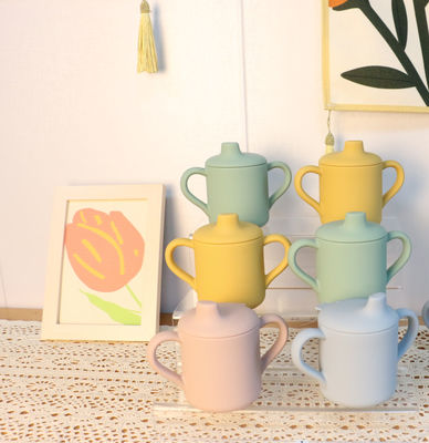 120ml silicone het Drinken Koppen voor Jonge geitjespeuter die OEM ODM opleiden