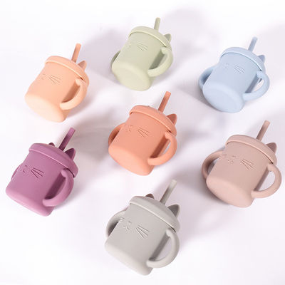 Van het de Peutersilicone van de voedselrang de Kop Eco Vriendschappelijke Cat Kitten Animal Style
